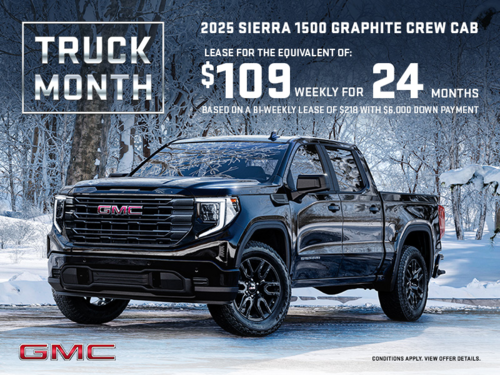 The 2025 GMC Sierra 1500 Graphite Crew Cab