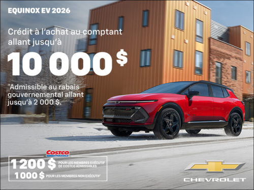 Procurez-vous le Chevrolet Equinox EV 2026