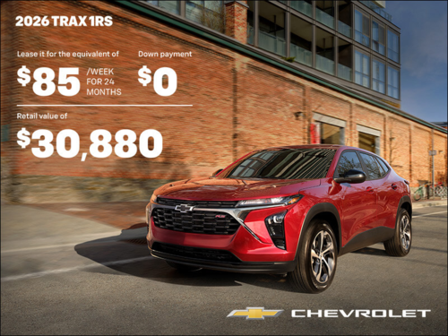 The 2026 Chevrolet Trax 1RS