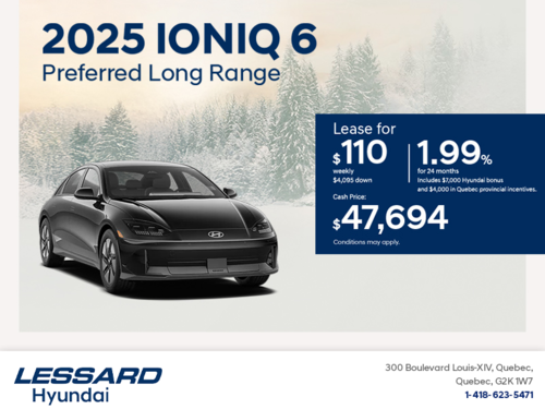 Get the 2025 Hyundai IONIQ 6