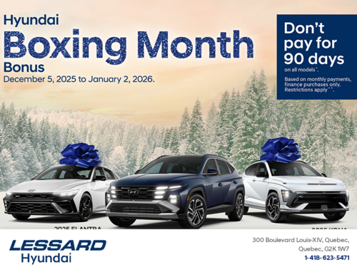 Hyundai Boxing Month Bonus.