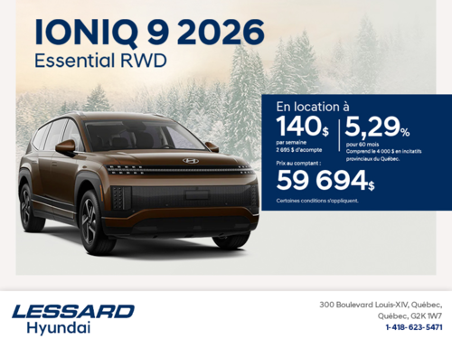 Procurez-vous le Hyundai Ioniq 9 2026