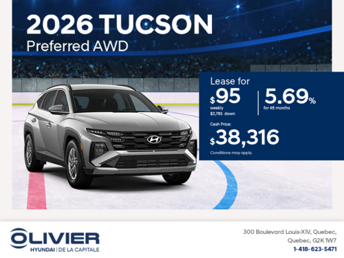 Get the 2025 Hyundai Tucson