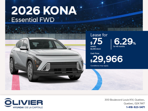 Get the 2026 Hyundai Kona