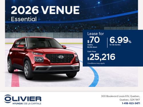 Get the 2026 Hyundai Venue