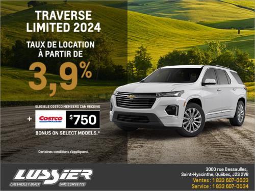 Procurez-vous le Chevrolet Traverse 2024