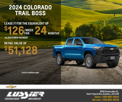 Get the 2024 Chevrolet Colorado