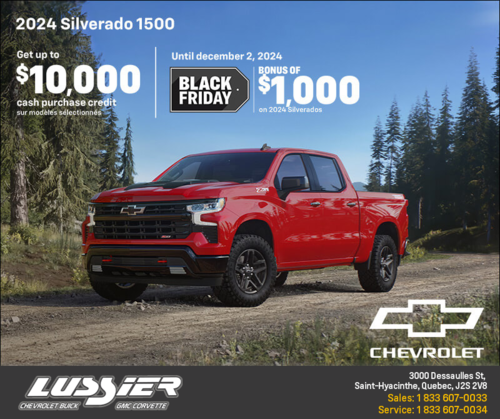 Get the 2024 Chevrolet Silverado 1500