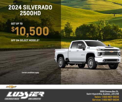 Get the 2024 Chevrolet Silverado 2500HD