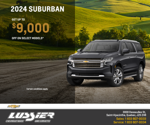 Get the 2024 Chevrolet Suburban