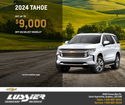 Get the 2024 Chevrolet Tahoe