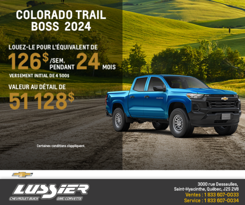 Le Chevrolet Colorado 2024