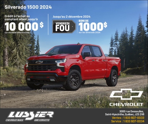 Procurez-vous le Chevrolet Silverado 1500 2024