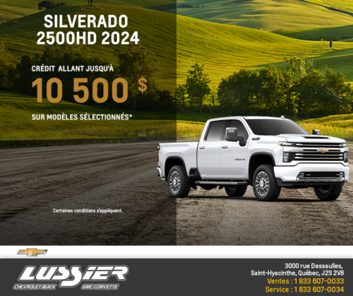 Procurez-vous le Chevrolet Silverado 2500HD 2024