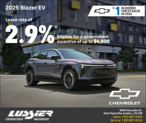 Get the 2025 Chevrolet Blazer EV