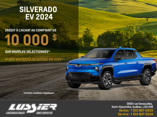 Procurez-vous le Chevrolet Silverado EV 2024