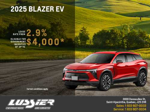 Get the 2025 Chevrolet Blazer EV