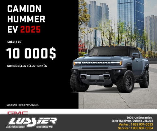 Le GMC Camion Hummer EV 2025