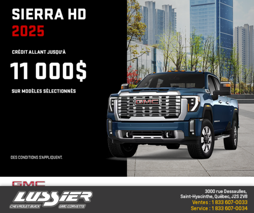 Le GMC Sierra 2500 2025