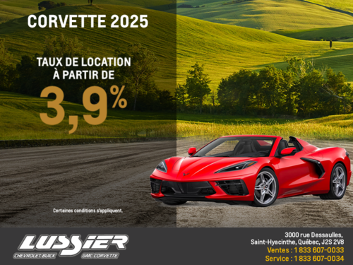 Procurez-vous le Chevrolet Corvette 2025