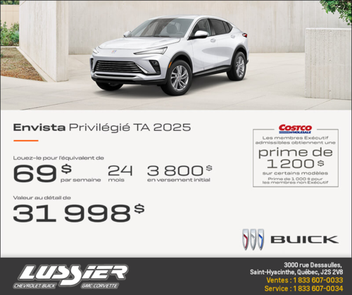 Procurez-vous la Buick Envista 2025