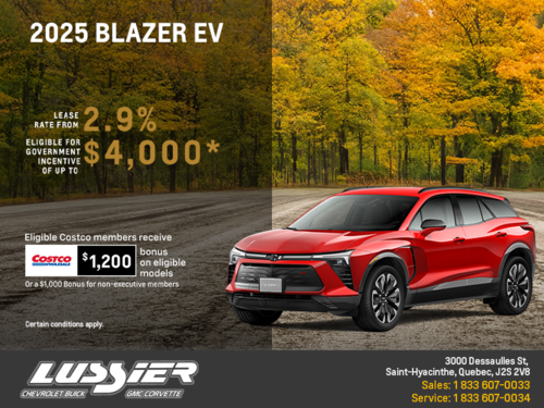 Get the 2025 Chevrolet Blazer EV