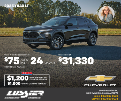 Get the 2025 Chevrolet Trax LT