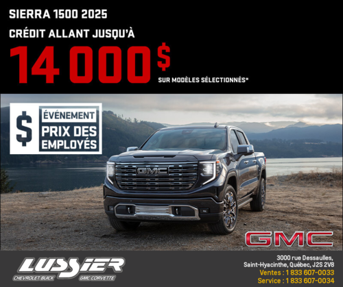Le GMC Sierra 1500 2025
