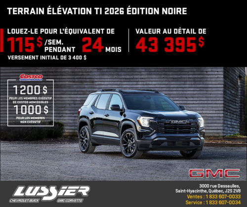 Le GMC Terrain 2026