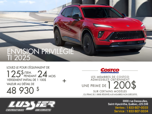 Procurez-vous la Buick Envision Privilégié TI 2025
