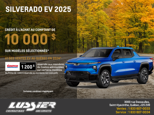 Procurez-vous le Chevrolet Silverado EV 2025