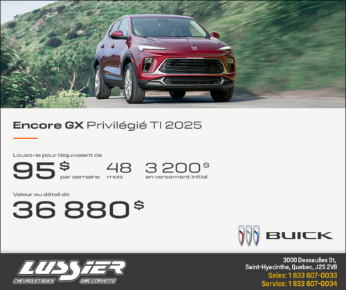 Get the 2025 Buick Encore GX