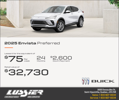 Get the 2025 Buick Envista