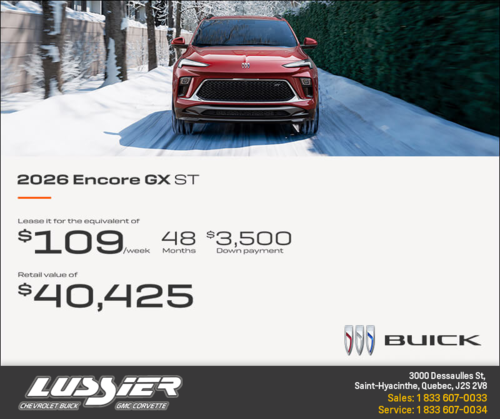 Get the 2026 Buick Encore GX