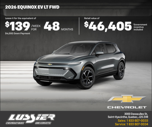 Get the 2026 Chevrolet Equinox EV