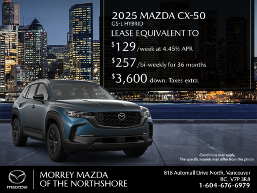 Get the 2025 Mazda CX-50 Hybrid