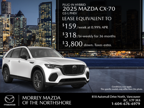 Get the 2025 Mazda CX-70 PHEV
