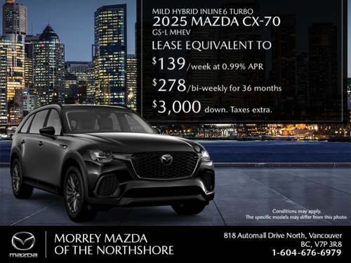 Get the 2025 Mazda CX-70 MHEV