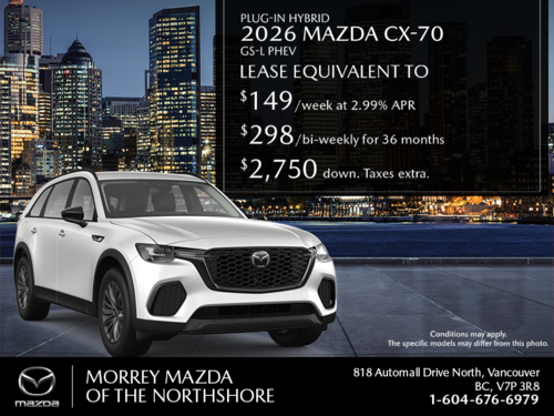 Get the 2026 Mazda CX-70 Plug-In Hybrid