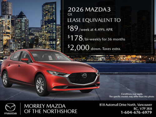 Get the 2026 Mazda3