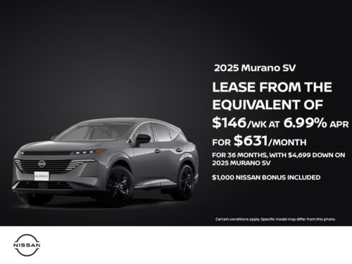 Get the 2025 Nissan Murano today!