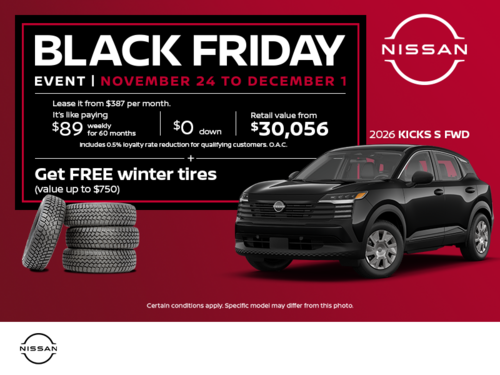 Get the 2026 Kicks Today!