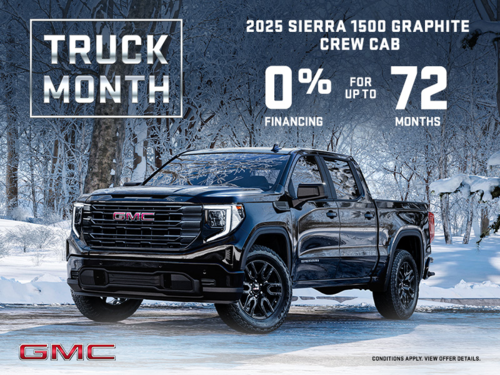 The 2025 GMC Sierra 1500 Graphite Crew Cab