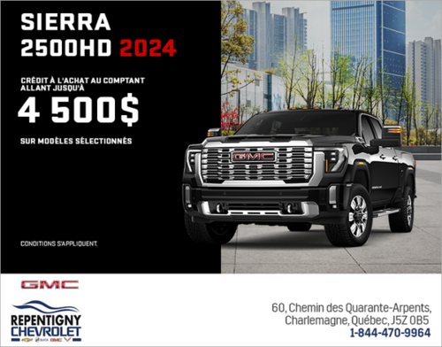 Le GMC Sierra 2500HD 2024