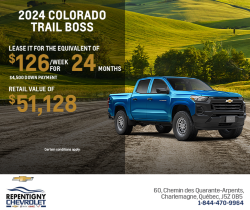 Get the 2024 Chevrolet Colorado