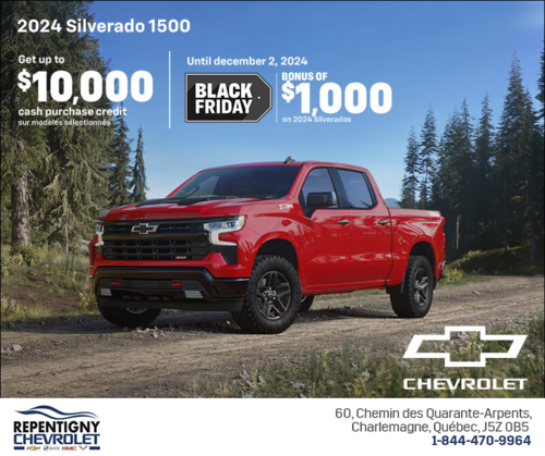 Get the 2024 Chevrolet Silverado 1500