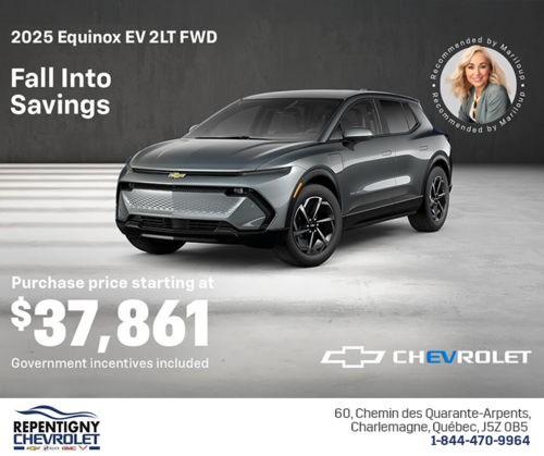 Get the 2025 Chevrolet Equinox EV