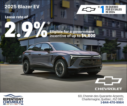 Get the 2025 Chevrolet Blazer EV