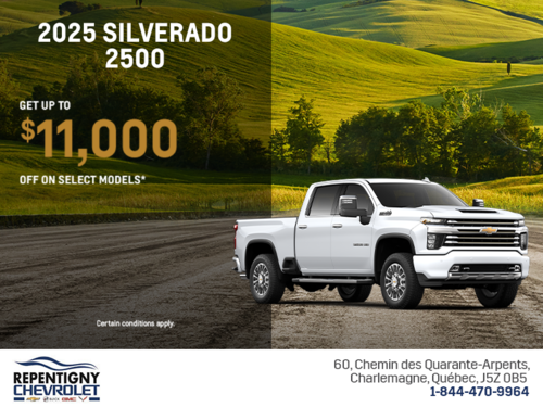 Get the 2025 Chevrolet Silverado 2500