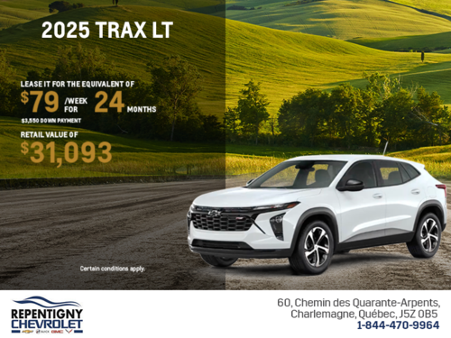 Get the 2025 Chevrolet Trax
